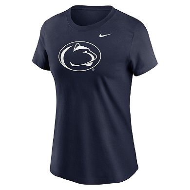 Women's Nike Navy Penn State Nittany Lions Primetime Evergreen Logo T-Shirt