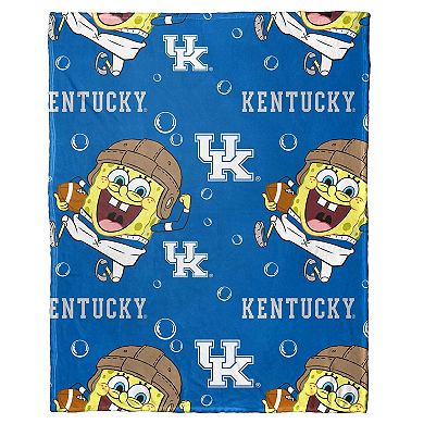 The Northwest Group Kentucky Wildcats Spongebob Squarepants Hugger Blanket