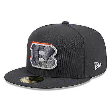 Men's New Era  Graphite Cincinnati Bengals Official 2024 NFL Draft On Stage 59FIFTY Fitted Hat