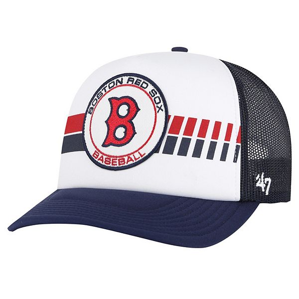 Men's '47 White/Navy Boston Red Sox Cooperstown Collection Wax