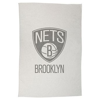 Brooklyn Nets 54" x 84" Oatmeal Sweatshirt Blanket