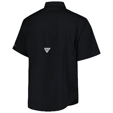 Men's Columbia Black Pittsburgh Pirates Tamiami Omni-Shade Button-Down Shirt