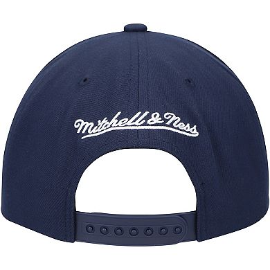 Men's Mitchell & Ness Deep Sea Blue Seattle Kraken Team Ground Pro Adjustable Hat