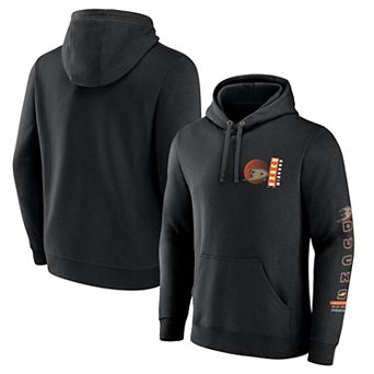 Men's Fanatics Black Anaheim Ducks Revolution Pullover Hoodie