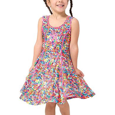 Girls Toddler Terez Pink New York Yankees Hi-Shine Skater Dress