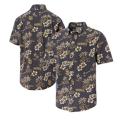 Men's Reyn Spooner Brown San Diego Padres Kekai Button-Down Shirt