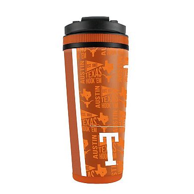 WinCraft Texas Longhorns 26oz. 4D Stainless Steel Ice Shaker Bottle