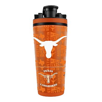 WinCraft Texas Longhorns 26oz. 4D Stainless Steel Ice Shaker Bottle