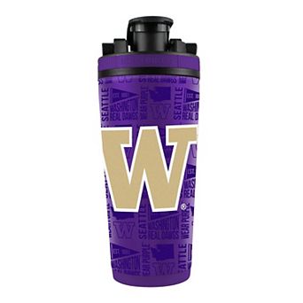 WinCraft Washington Huskies 26oz. 4D Stainless Steel Ice Shaker Bottle