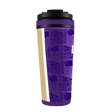 WinCraft Washington Huskies 26oz. 4D Stainless Steel Ice Shaker Bottle
