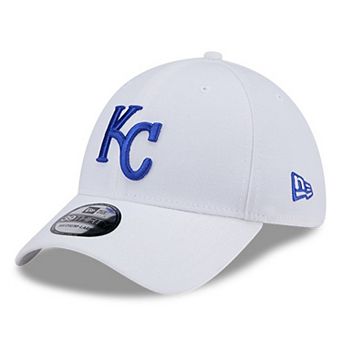 Men's New Era White Kansas City Royals Evergreen 39THIRTY Flex Hat