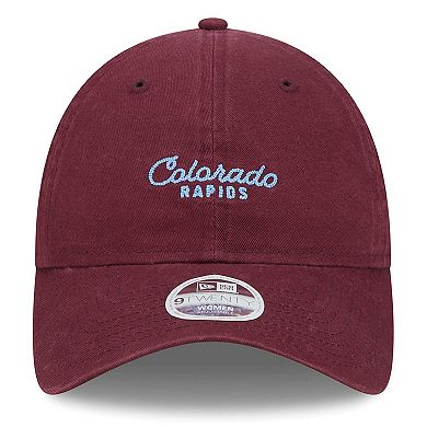 Women's New Era Burgundy Colorado Rapids Throwback 9TWENTY Adjustable Hat