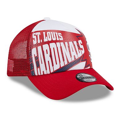 Youth New Era Red St. Louis Cardinals Boom 9FORTY Adjustable Hat