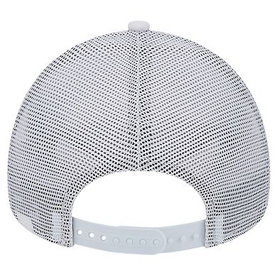 Men's New Era White Auburn Tigers Wink Foam Trucker Adjustable Hat