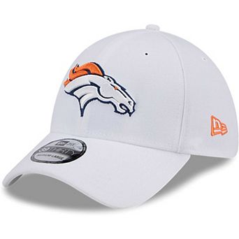 Men's New Era White Denver Broncos Main 39THIRTY Flex Hat