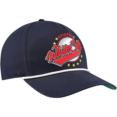 Men's '47 Navy Chicago White Sox Wax Pack Collection Premier Hitch Adjustable Hat