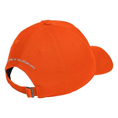 Men's adidas Orange Miami Hurricanes State Slouch Adjustable Hat