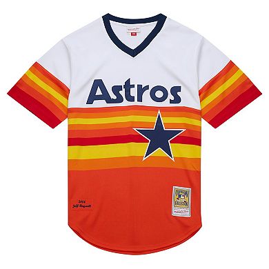 Men's Mitchell & Ness Jeff Bagwell White Houston Astros 2004 Cooperstown Collection Authentic Throwback Jersey