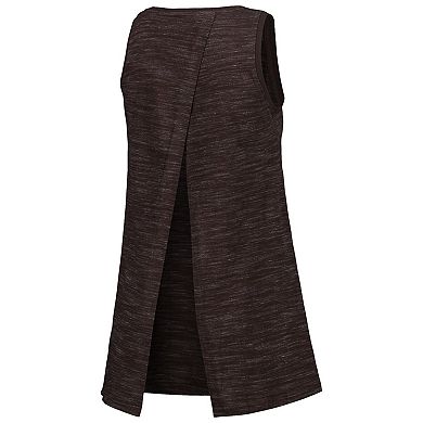 Women's New Era Brown San Diego Padres Space-Dye Active Tank Top