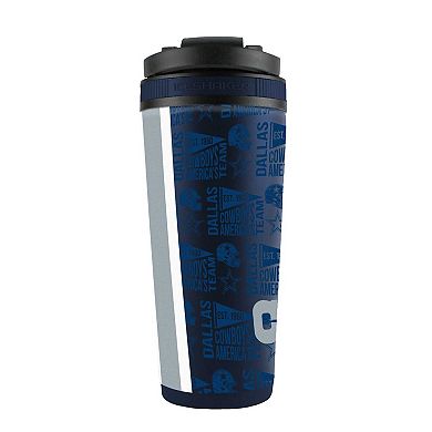 WinCraft Dallas Cowboys 26oz. 4D Stainless Steel Ice Shaker Bottle