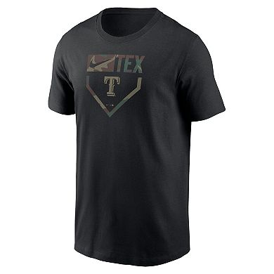 Men's Nike Black Texas Rangers Camo T-Shirt