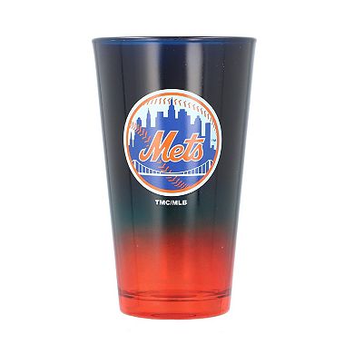 New York Mets 16oz. Ombre Pint Glass