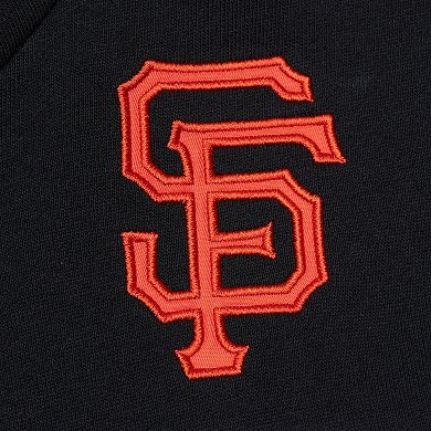 Men's Mitchell & Ness Orange/Black San Francisco Giants Head Coach Pullover Hoodie