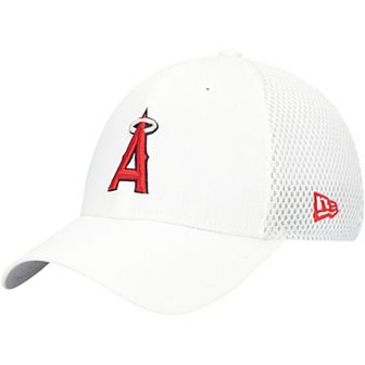 Men's New Era White Los Angeles Angels REPREVEÂ Neo 39THIRTY Flex Hat
