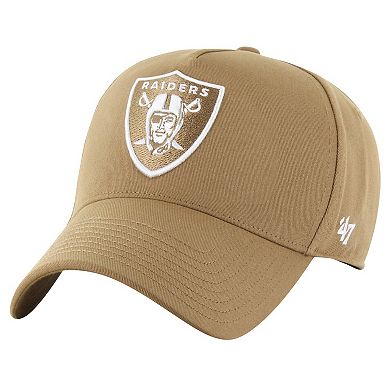 Men's '47 Tan Las Vegas Raiders Ballpark MVP Adjustable Hat