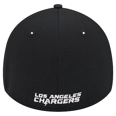 Men's New Era Black Los Angeles Chargers Active 39THIRTY Flex Hat