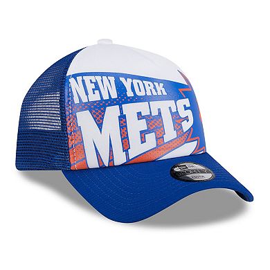 Youth New Era Royal New York Mets Boom 9FORTY Adjustable Hat