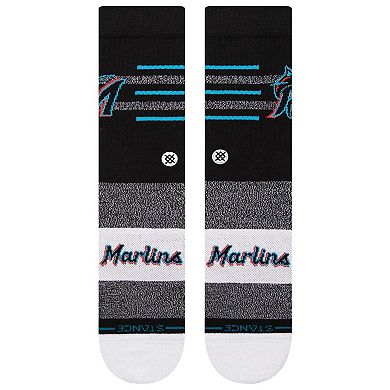 Men's Stance Miami Marlins Closer Crew Socks