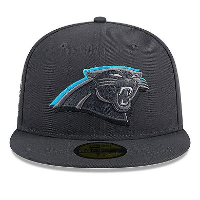 Men's New Era  Graphite Carolina Panthers Official 2024 NFL Draft On Stage 59FIFTY Fitted Hat
