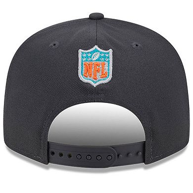 Youth New Era  Graphite Miami Dolphins 2024 NFL Draft 9FIFTY Snapback Hat