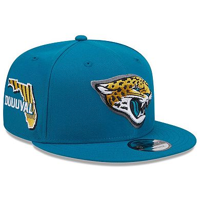 Men's New Era  Teal Jacksonville Jaguars 2024 NFL Draft 9FIFTY Snapback Hat