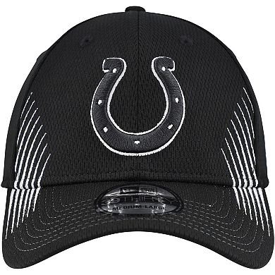 Men's New Era Black Indianapolis Colts Active 39THIRTY Flex Hat