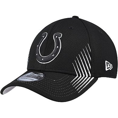 Men's New Era Black Indianapolis Colts Active 39THIRTY Flex Hat