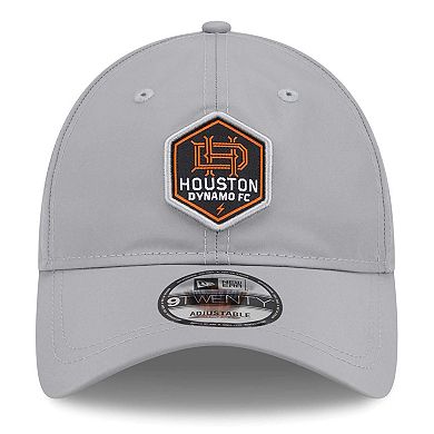 Men's New Era Gray Houston Dynamo FC Active 9TWENTY Adjustable Hat