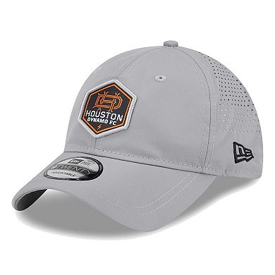 Men's New Era Gray Houston Dynamo FC Active 9TWENTY Adjustable Hat