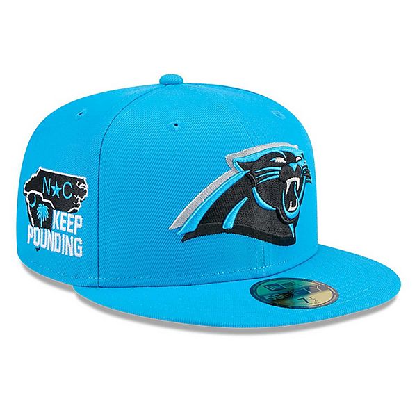 Men's New Era Blue Carolina Panthers 2024 NFL Draft 59FIFTY Fitted Hat