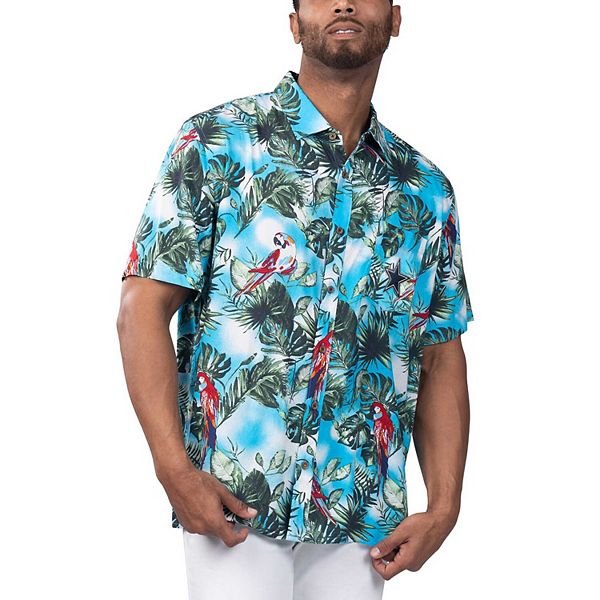 Men's Margaritaville Light Blue Dallas Cowboys Jungle Parrot Party ...