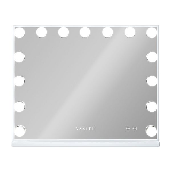 VANITII 15led Bulbs Hollywood Mirror With Lights Bluetooth Speaker