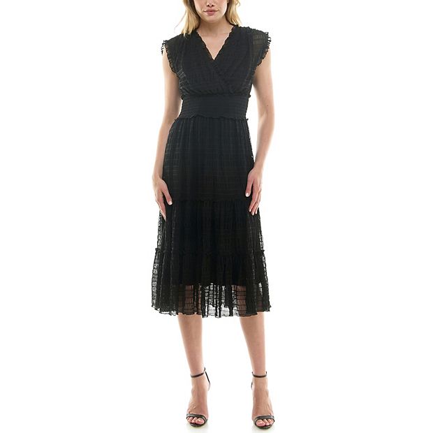 chinese dress ladies Nanette Lepore Women's V-Neck Long Sleeve Sequin Mini Dress  Letay Store