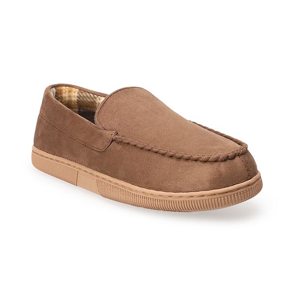 Sonoma Goods For Life® Braylen Men's Moccasin Slippers - Chocolate (MEDIUM)