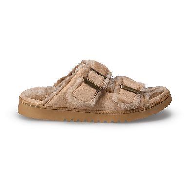 Women's Sonoma Goods For Life® Norna Two Band Faux Fur Sandal Slippers