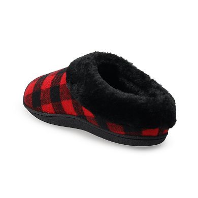 Sonoma Goods For Life Irie Women's Plaid Clog Slippers