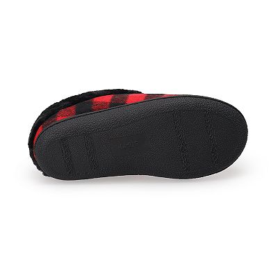 Sonoma Goods For Life Irie Women's Plaid Clog Slippers