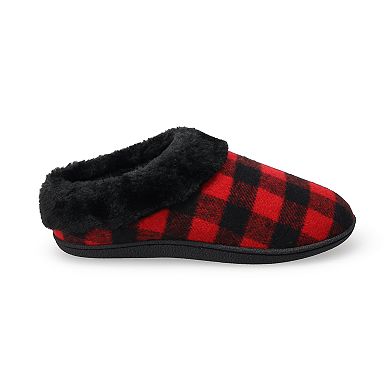 Sonoma Goods For Life Irie Women's Plaid Clog Slippers