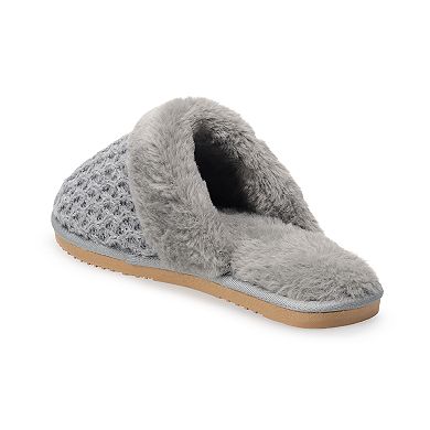 Sonoma Goods For Life® Nelliee Women's Sweater Vamp Scuff Slippers