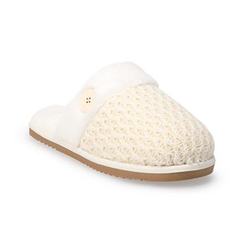 Sonoma Goods For Life® Nelliee Women's Sweater Vamp Scuff Slippers